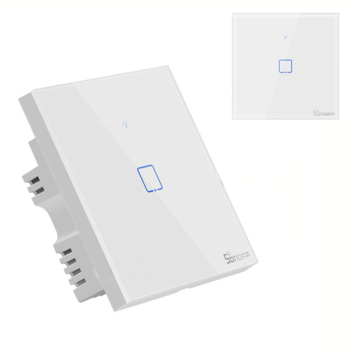 Sonoff 1 Gang Way Wi-Fi Smart Wall Switch, White, T0UK1C-TX