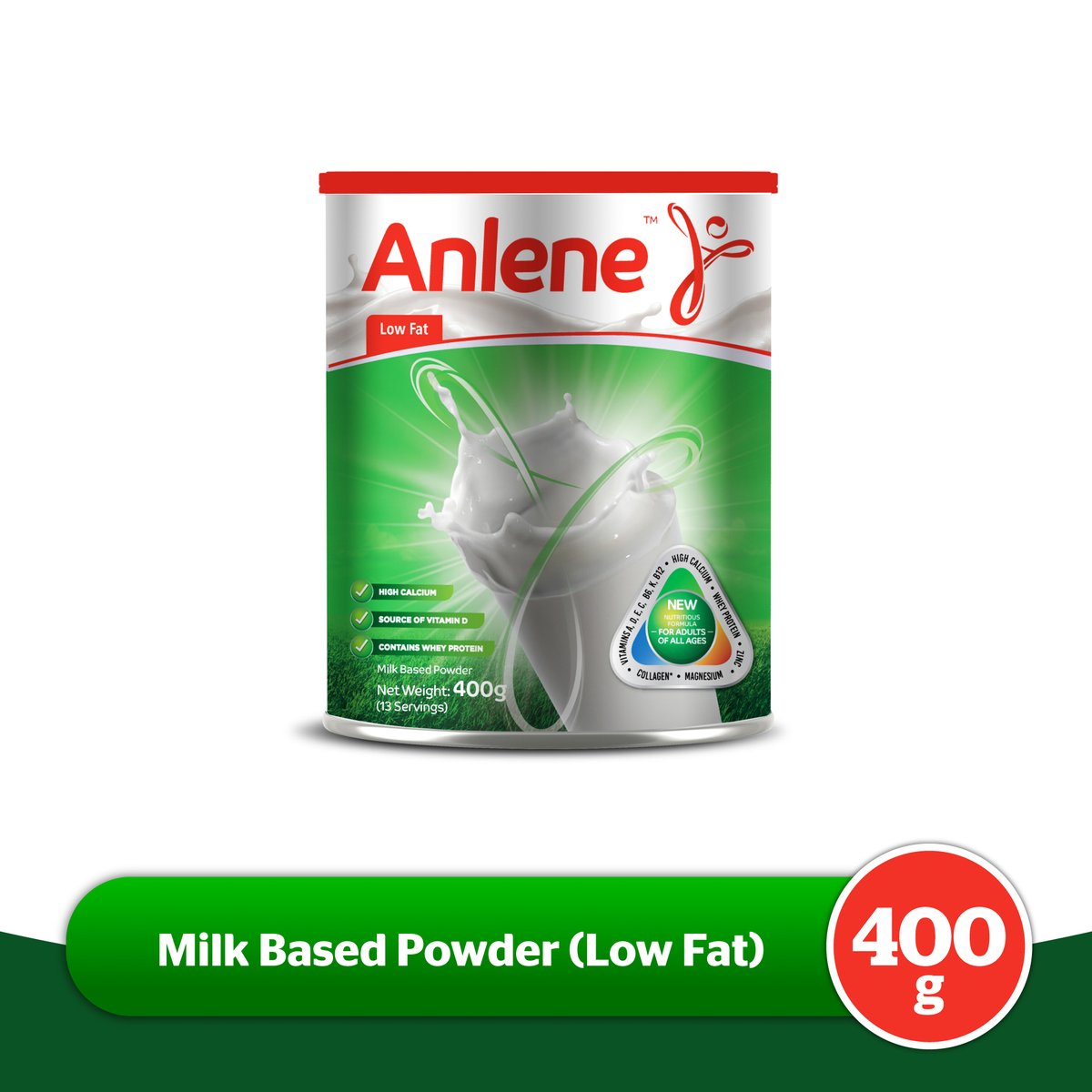 Anlene High Calcium Low Fat Milk Powder 400 g