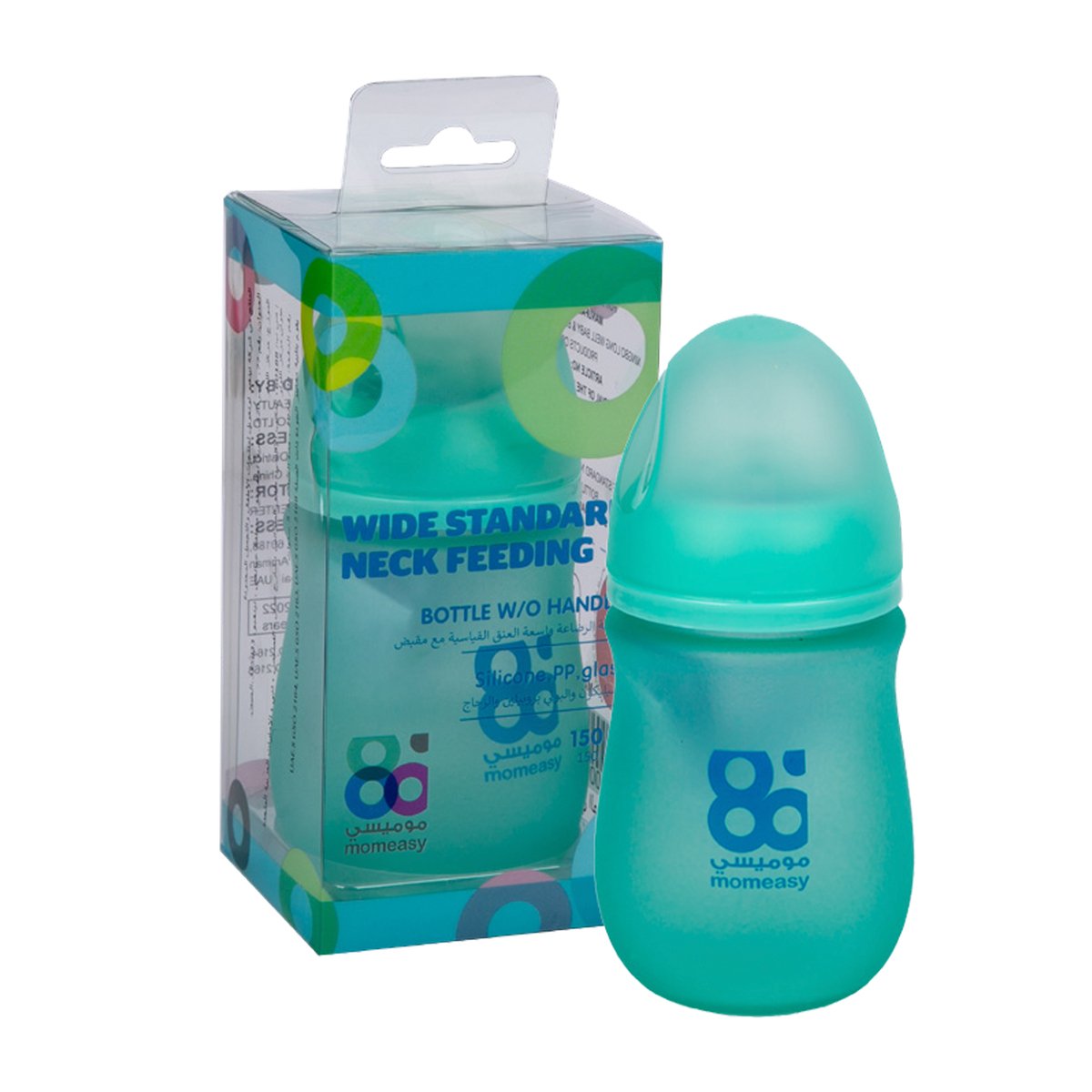 Mom Easy Wide Standard Neck Silicon Feeding Bottle 150 ml