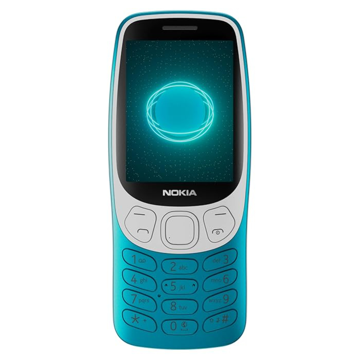 Nokia 3120-TA1618 4G Feature Phone,with Dual SIM, Blue