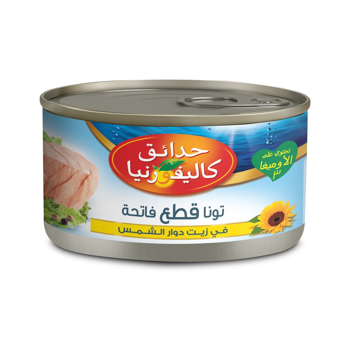 California Garden Canned Light Tuna Chunk In Sunflower Oil 185 g