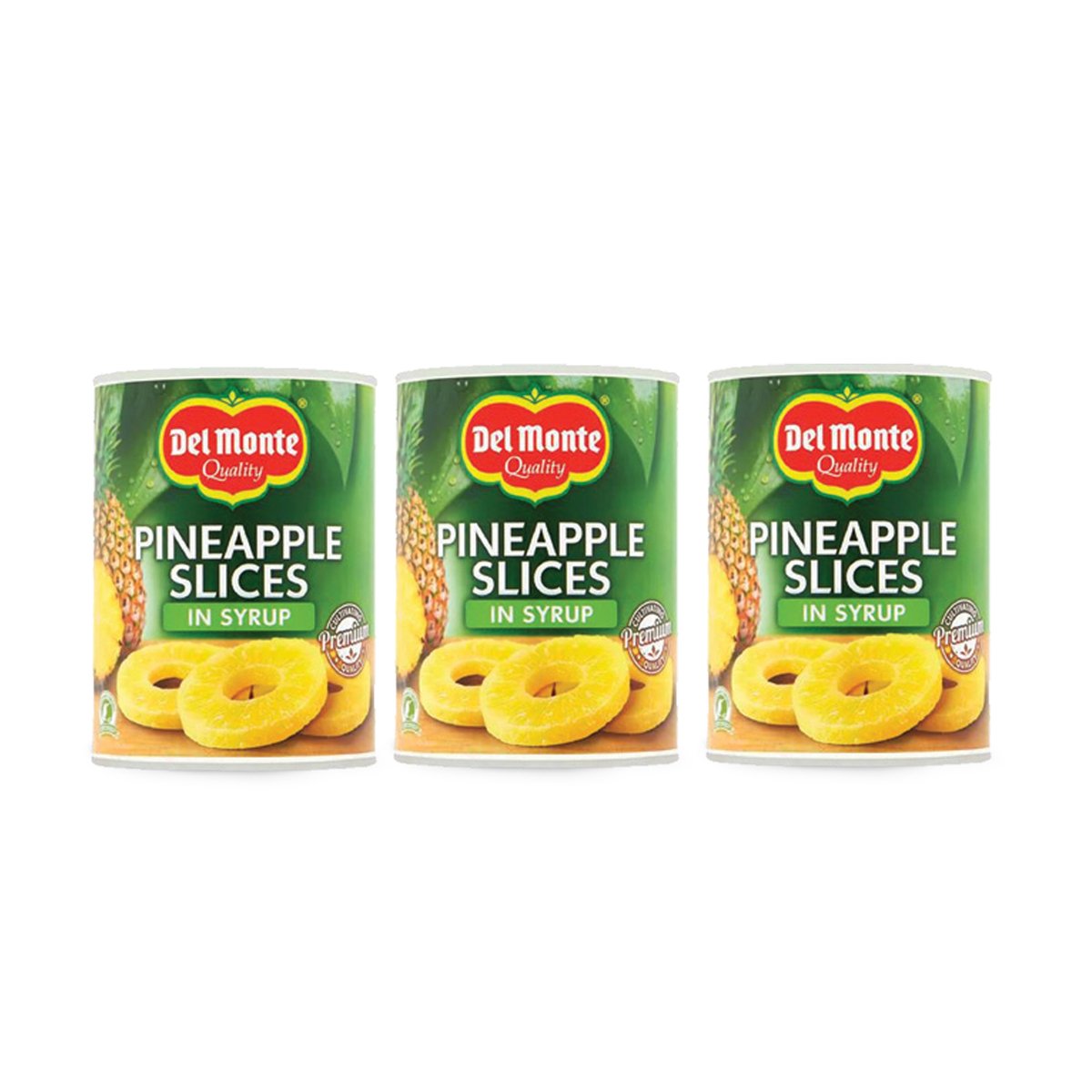 Del Monte Sliced Pineapple In Syrup Value Pack 3 x 570 g