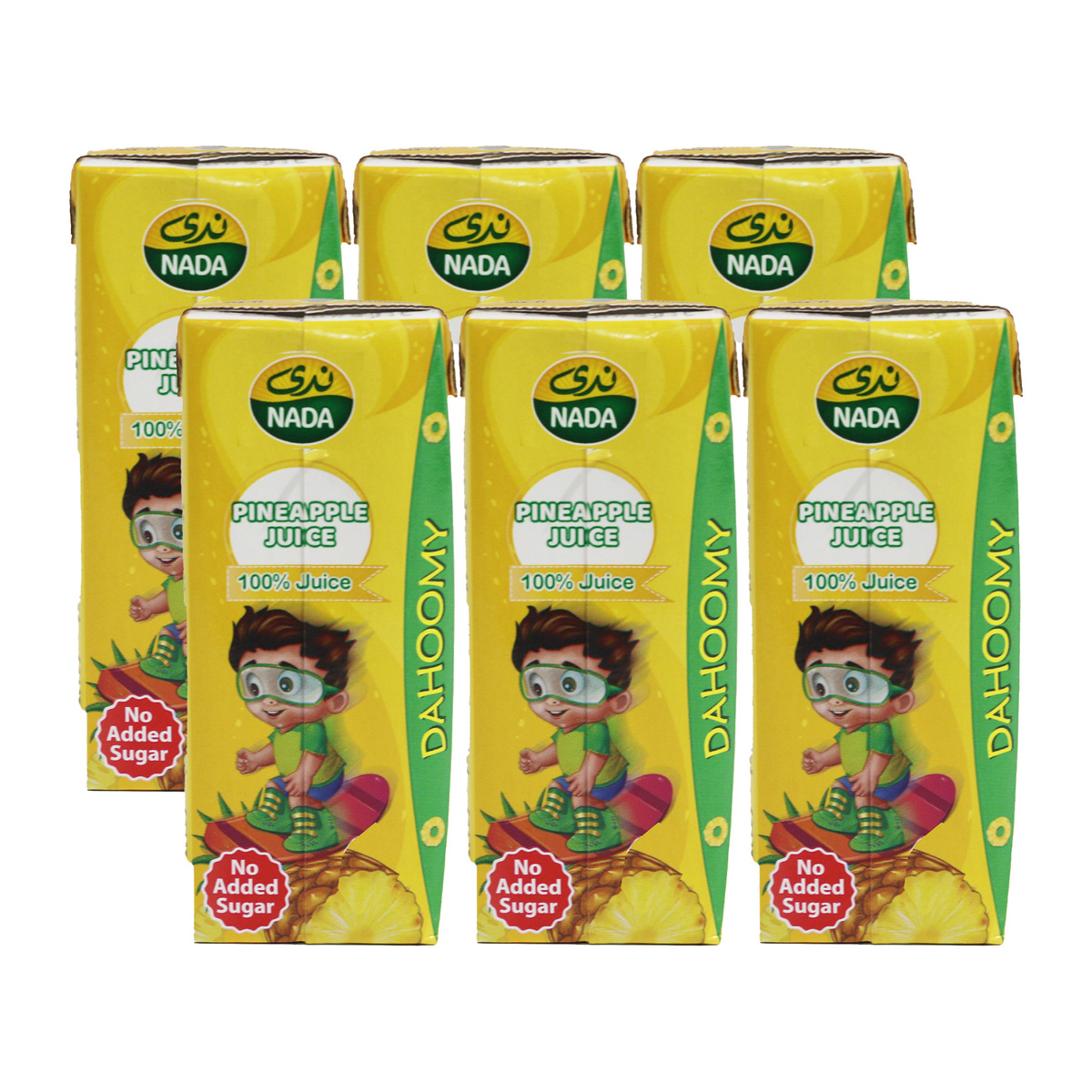 Nada Dahoomy Pineapple Juice UHT 6 x 200 ml