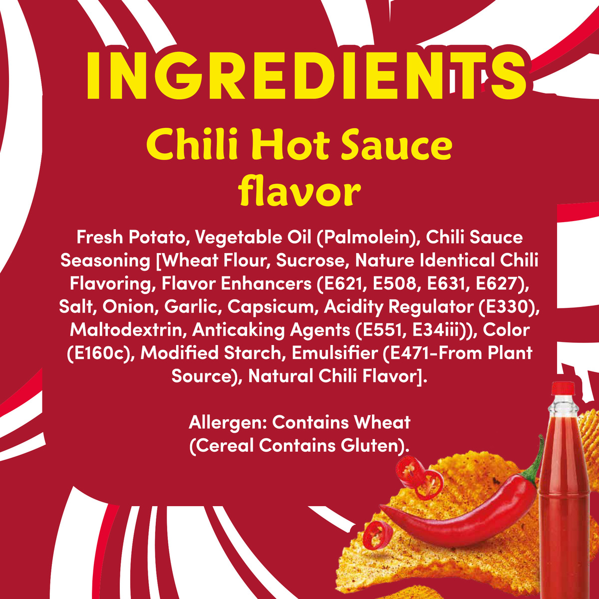 Tasali Chili Hot Sauce Potato Chips 150 g