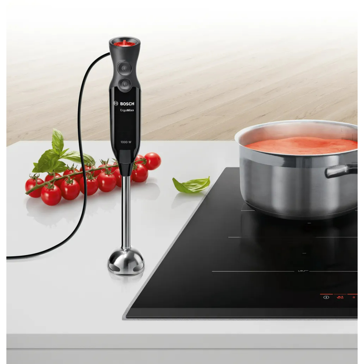 Bosch Hand Blender, 1000W, Piano Black, MS62B6190