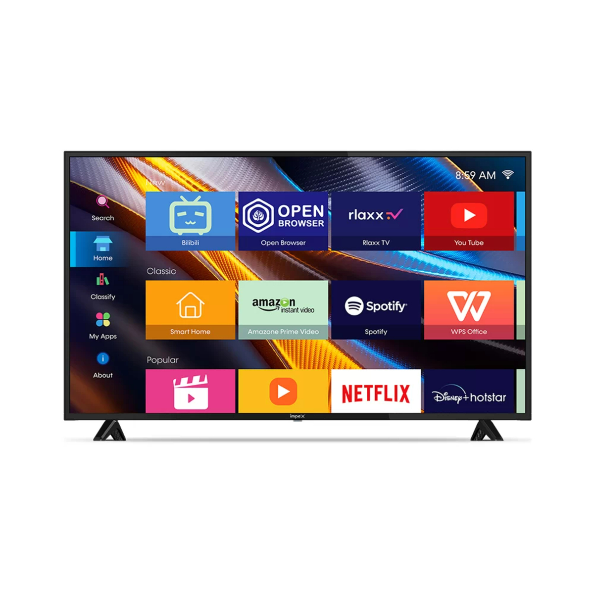 Impex 55 inches 4K UHD Smart LED TV, Gloria 55