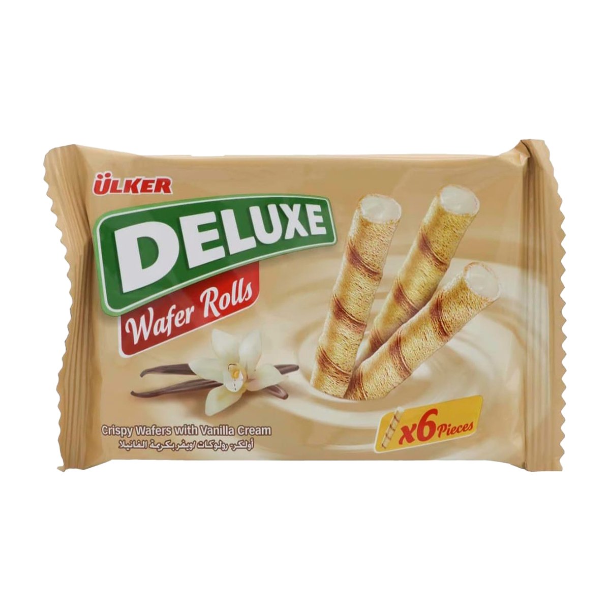 Ulker Deluxe Vanilla Wafer Rolls 10 x 24 g