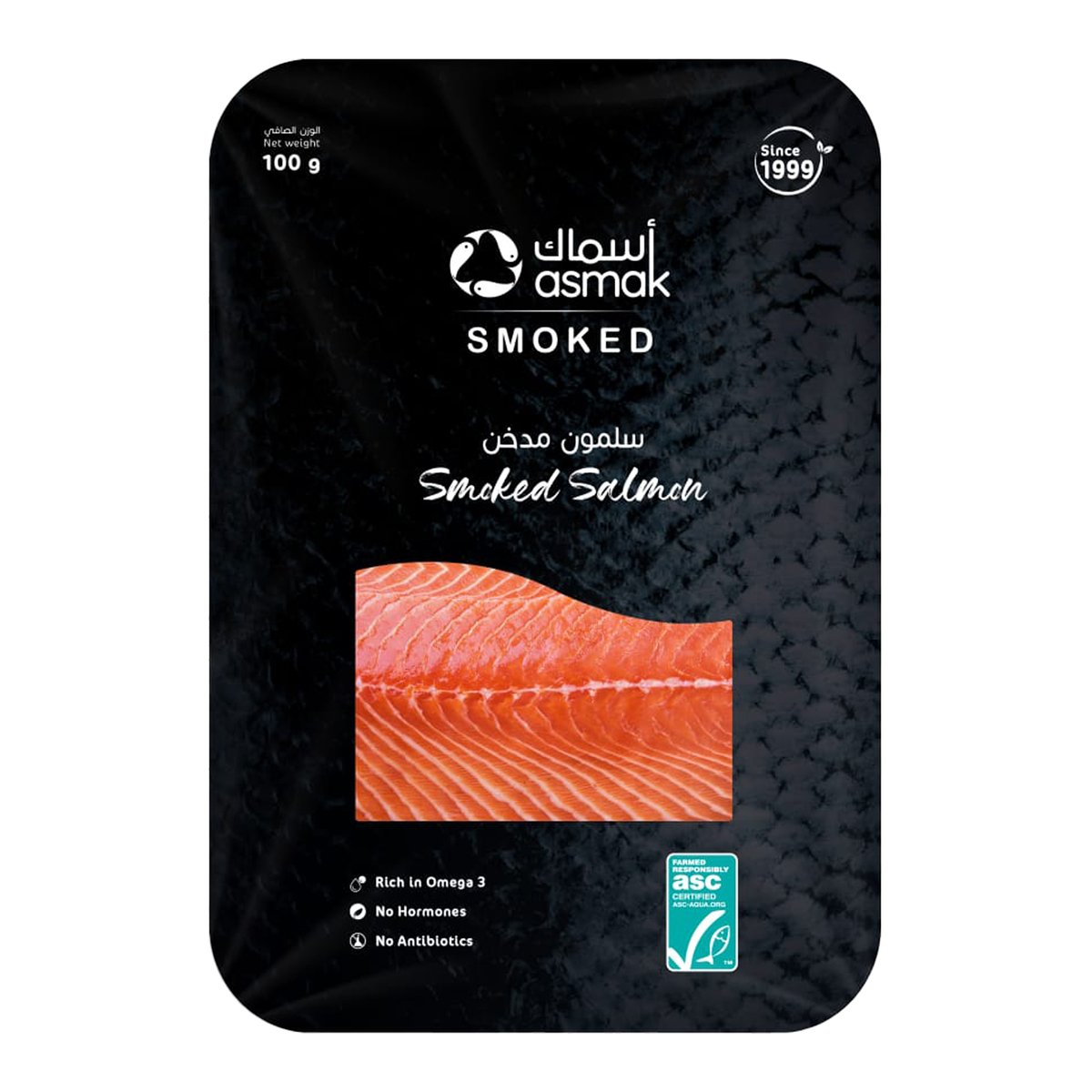 Asmak Cold Smoked Salmon 100 g