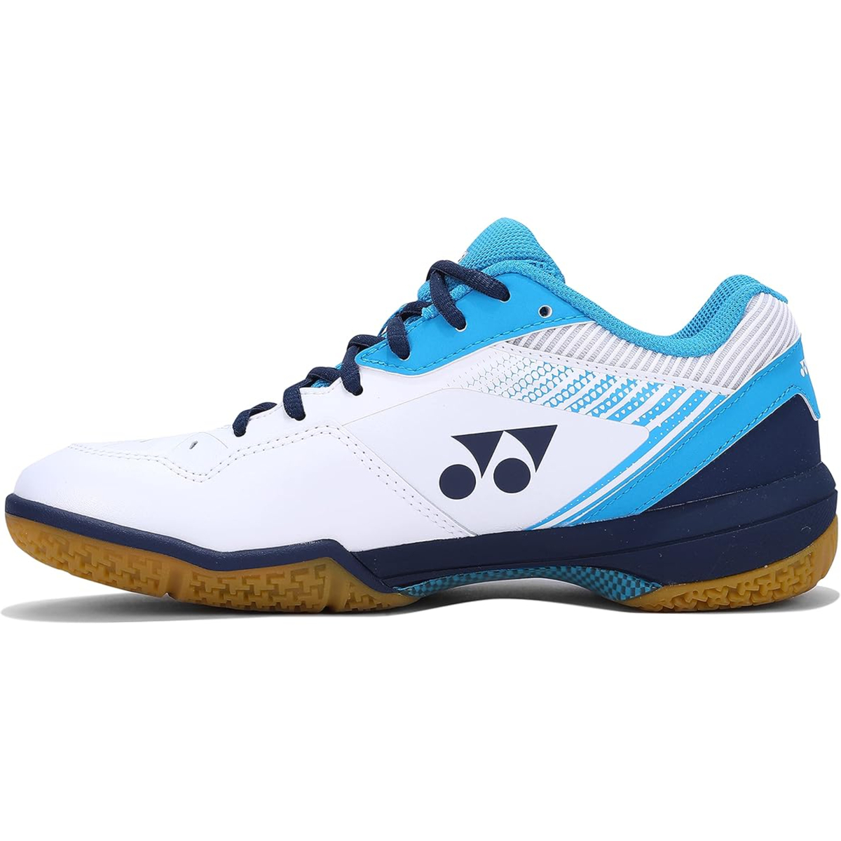 Yonex Power Cushion 65 Z Men Badminton Shoes, SHB65Z3MEX, White/Ocean Blue, 42