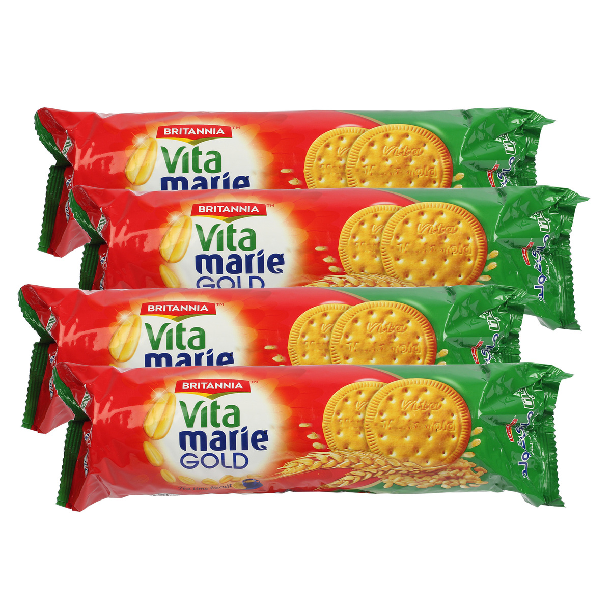 Britannia Vita Marie Gold Biscuit Value Pack 4 x 122 g