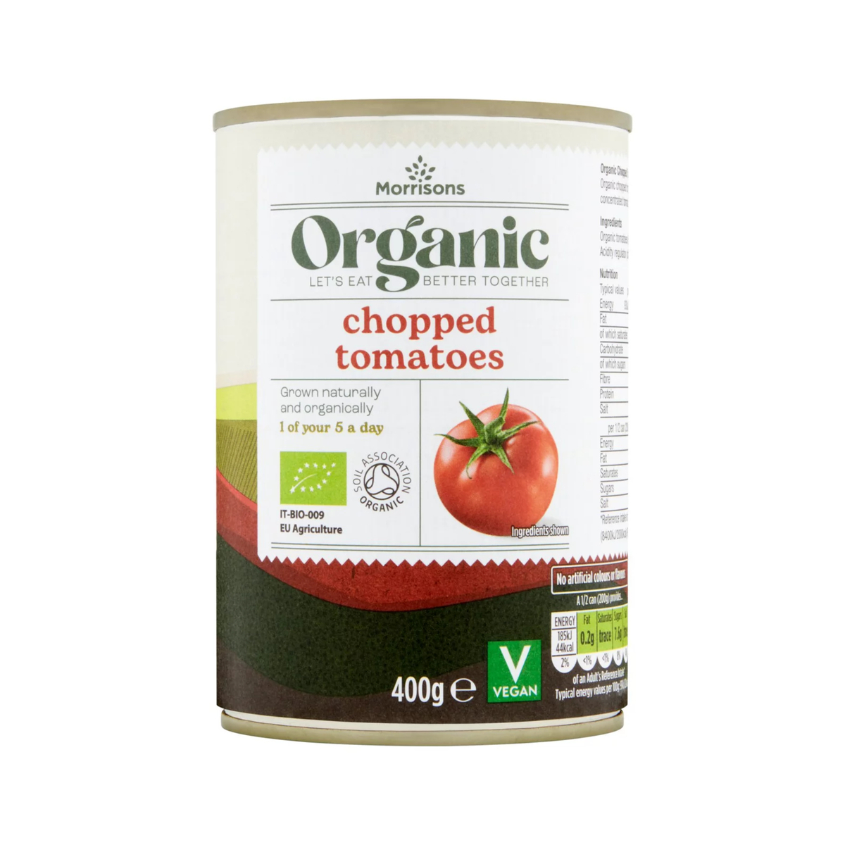 Morrisons Organic Chopped Tomatoes 400 g