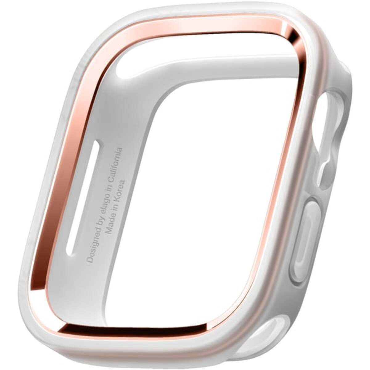 Elago Duo For Apple Watch Series 8/7 (41mm), Series 6/se/5/4 (40mm) Cover Case - Clear Rose Gold