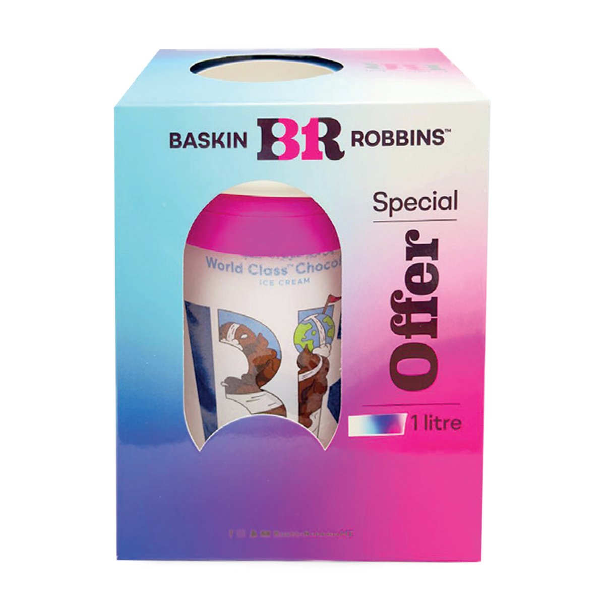 Baskin Robbins Ice Cream Assorted Value Pack 1 Litre