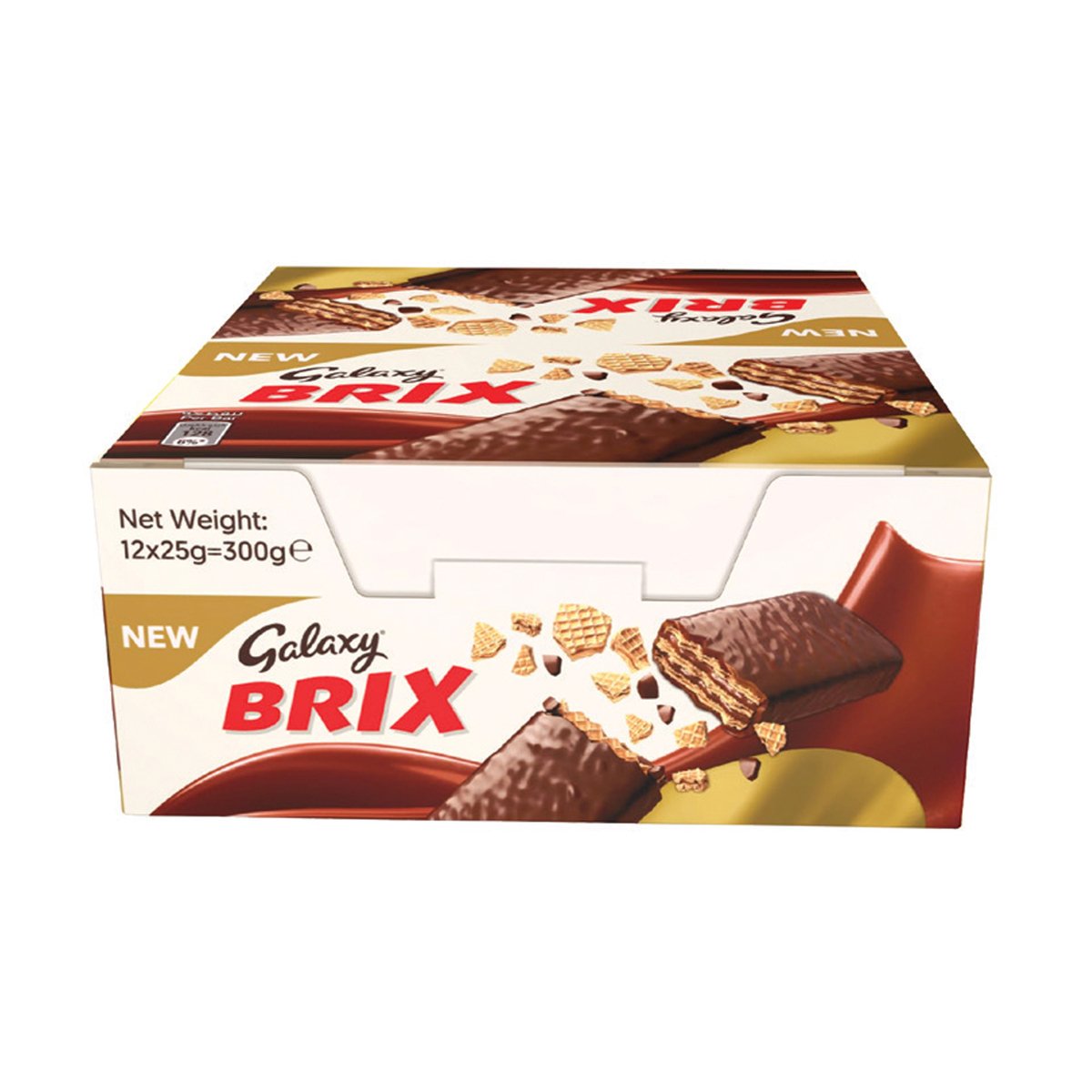 Galaxy Brix Wafer With Choco Cream 12 x 25 g