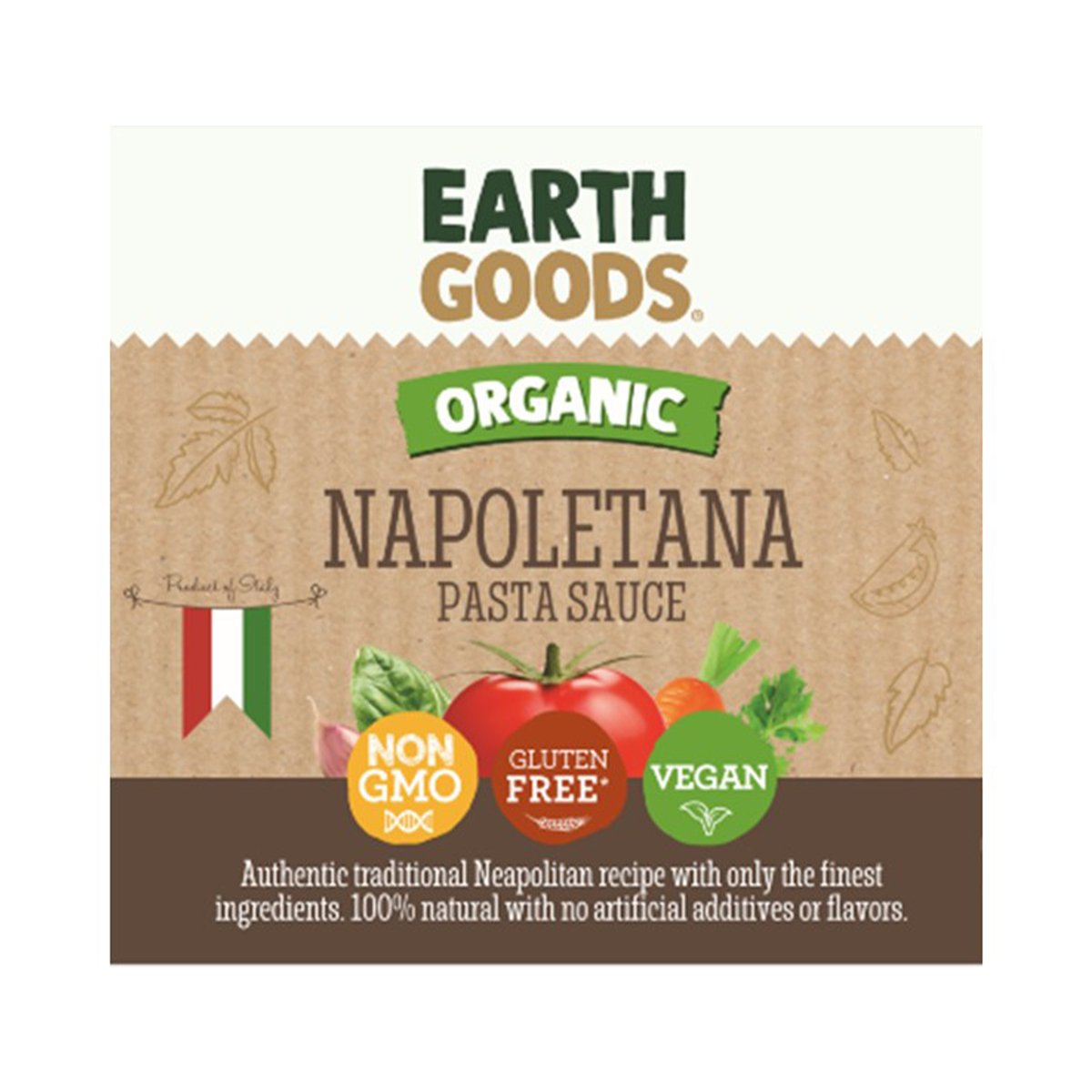 Earth Goods Organic Napoletana Pasta Sauce 350 g