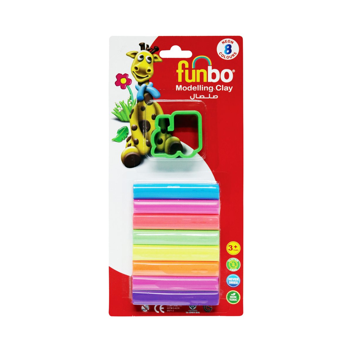 Funbo Modelling Clay Neon 8 Colours