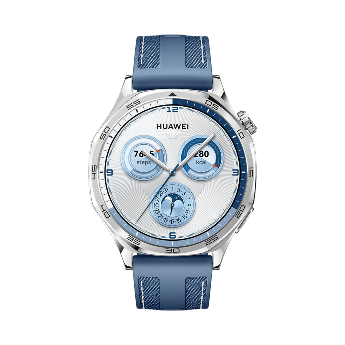 Huawei Watch GT 5 Smartwatch, Vili with Blue Woven Strap