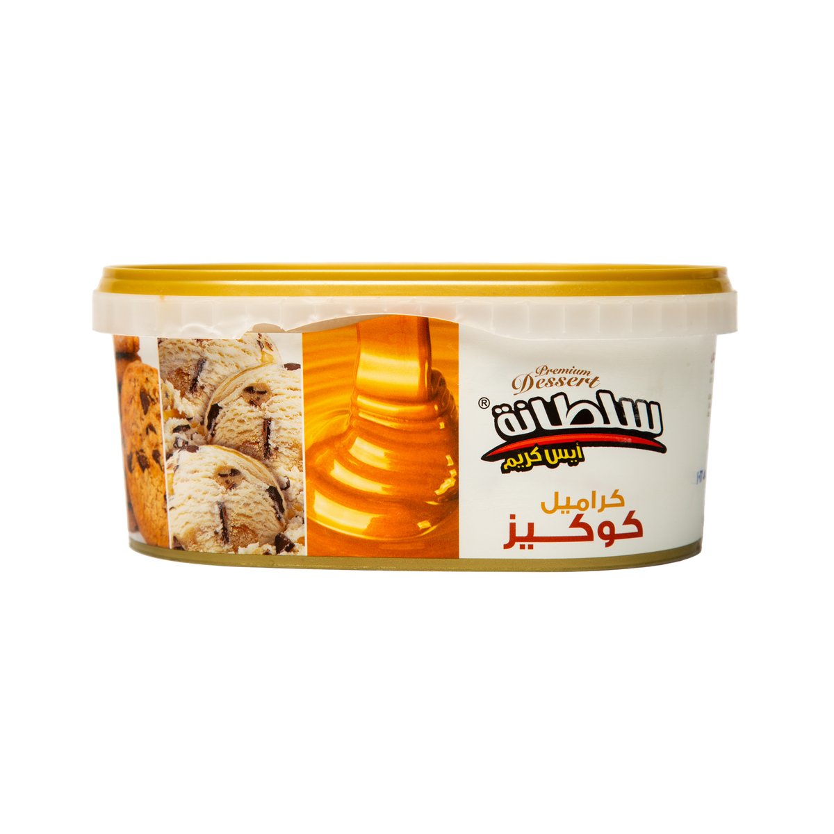 Sultana Caramel Cookies Ice Cream 1 Litre