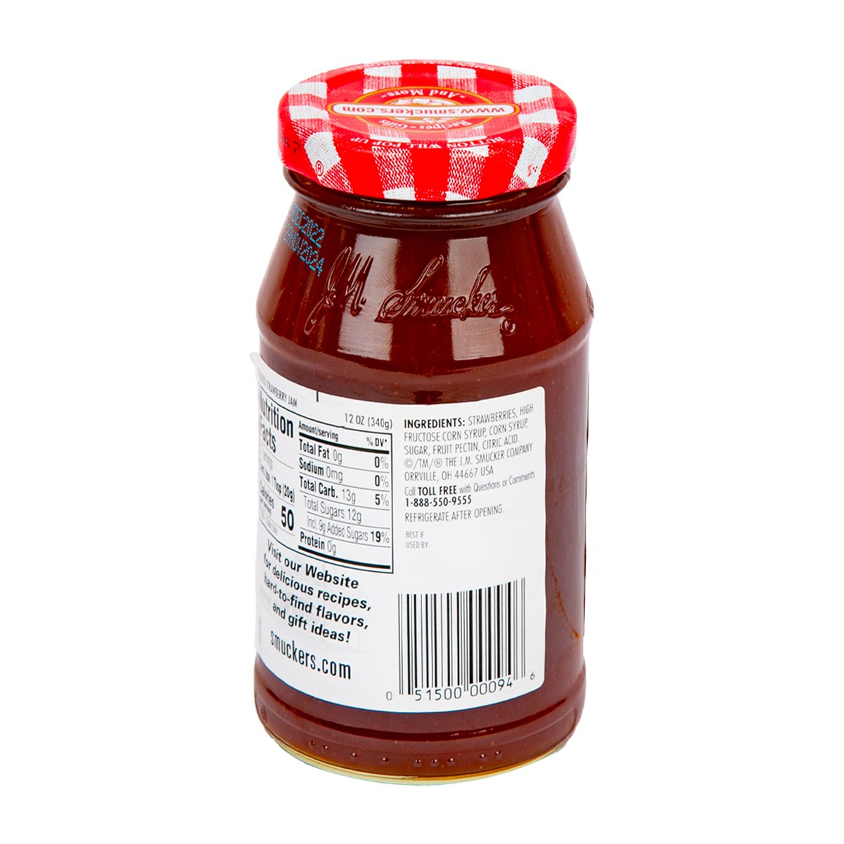 Smucker's Seedless Strawberry Jam 340 g