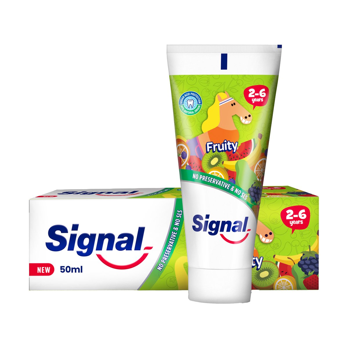 Signal Kids Toothpaste Fruity For 2-6 Years 50 ml