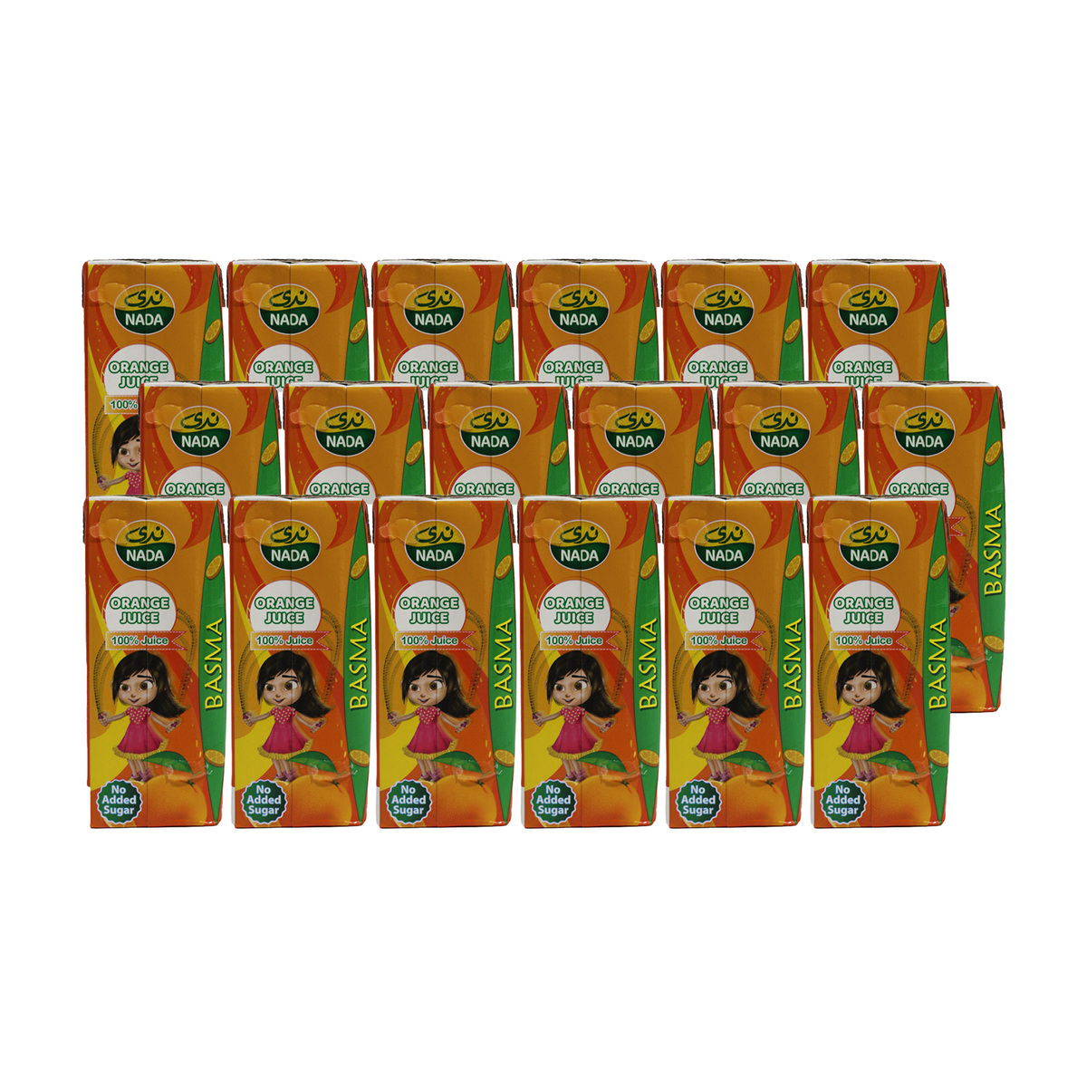 Nada Basma Orange Juice UHT 18 x 200 ml