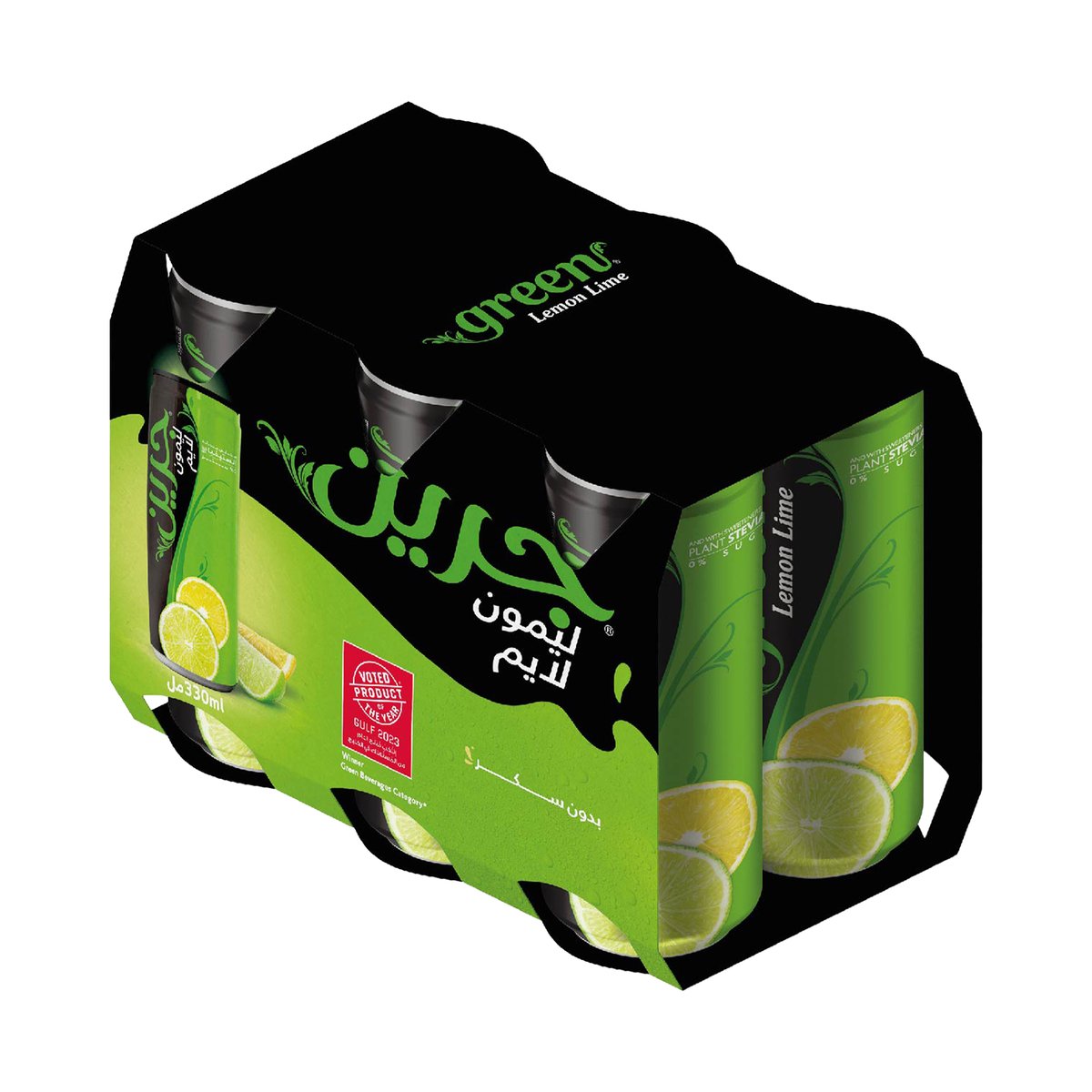 Green Cola Drink Lemon Lime 6 x 330 ml