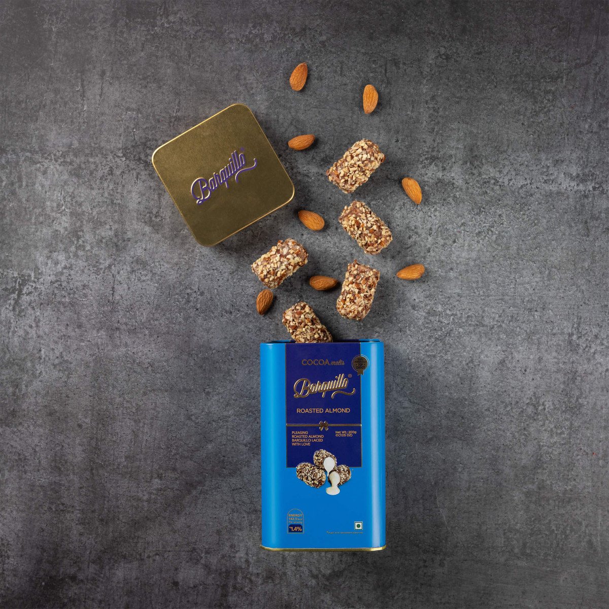 Barquillo Roasted Almond Chocolate 200 g