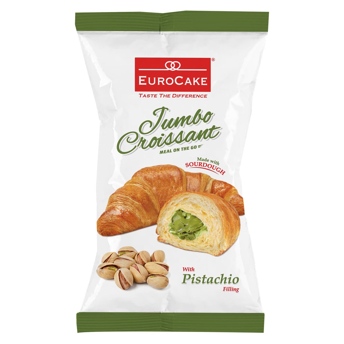 Euro Cake Jumbo Croissant with Pistachio Filling 6 x 50 g