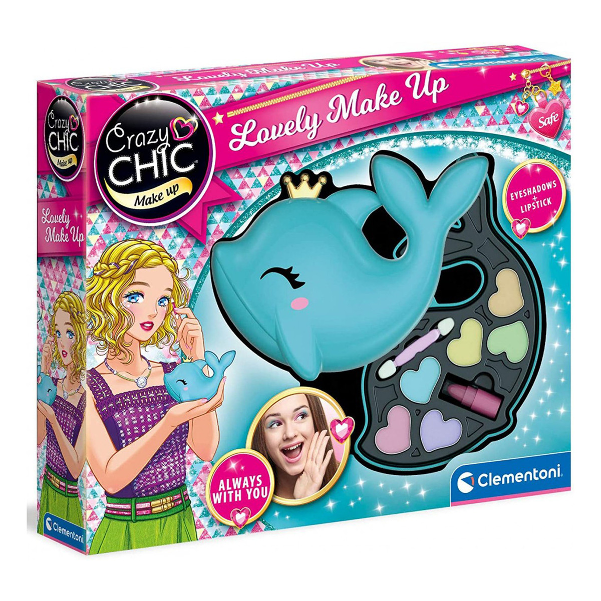 Clementoni - 18541 - Crazy Chic - Make up mirror 