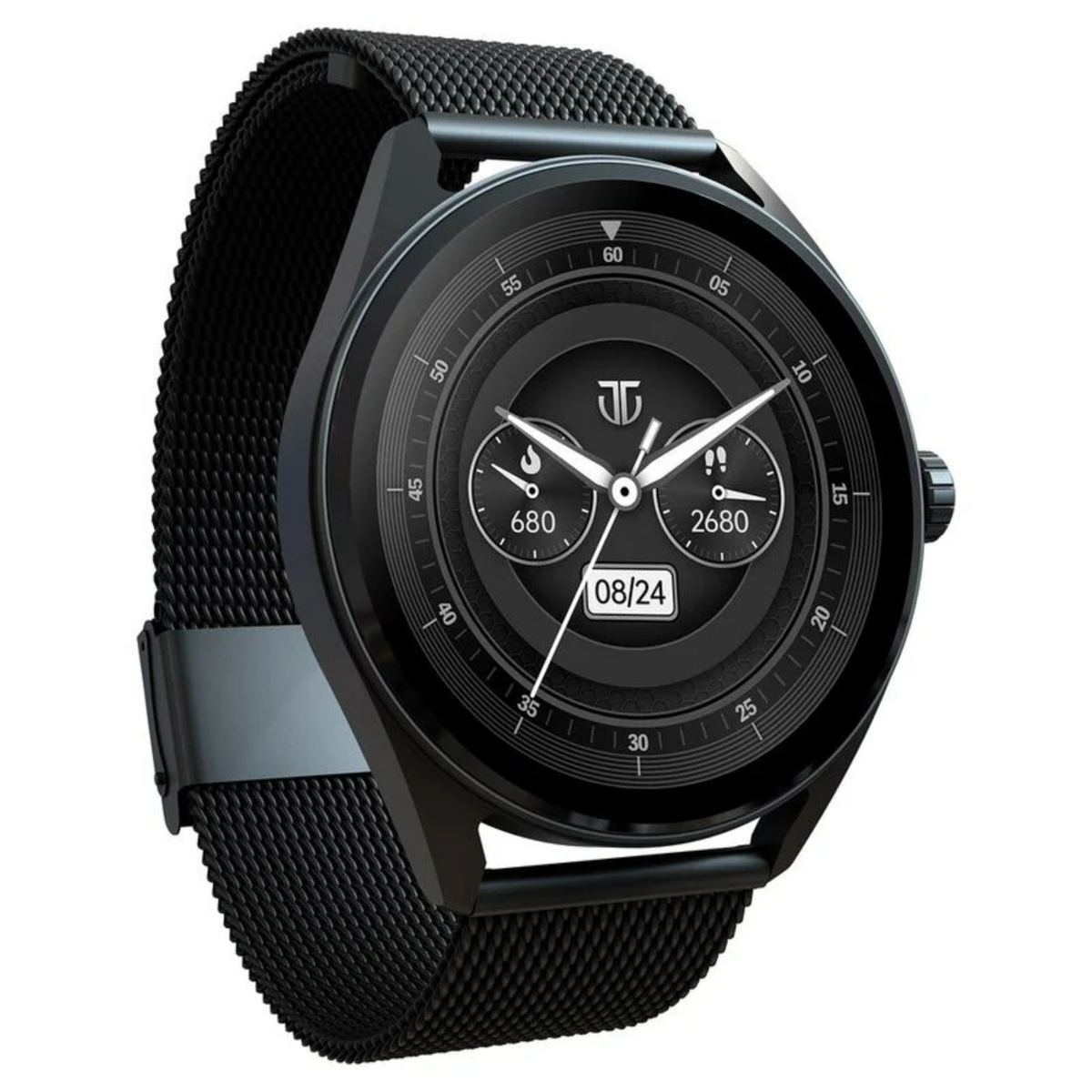 Titan Crest Smart Watch, 3.63 cm, 90197AM01K