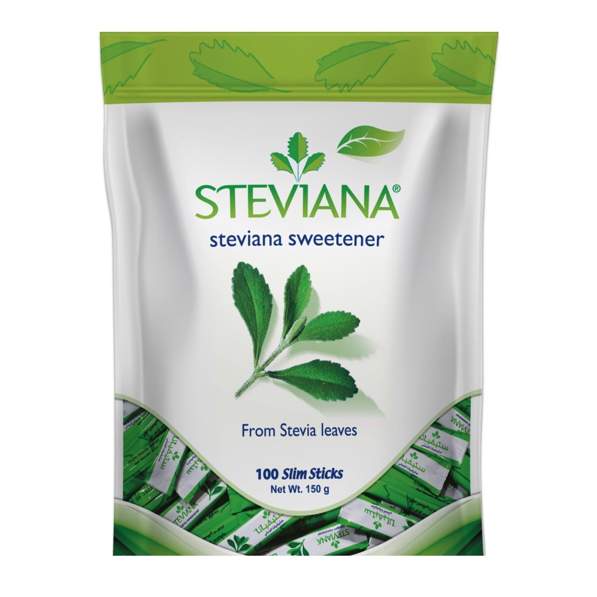 Steviana Sweetener Slim Sticks 100 pcs