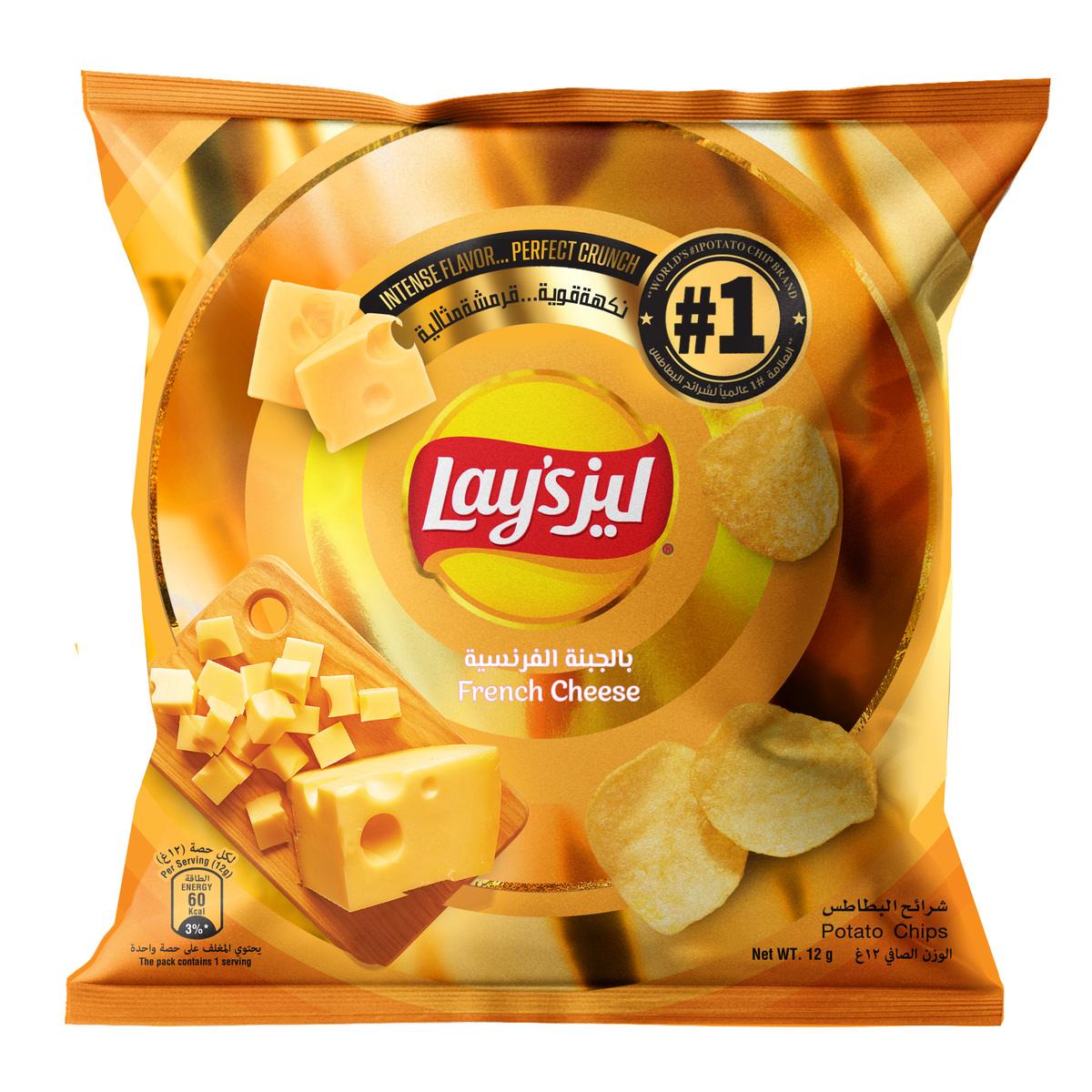 Lay's French Cheese Potato Chips 21 x 12 g