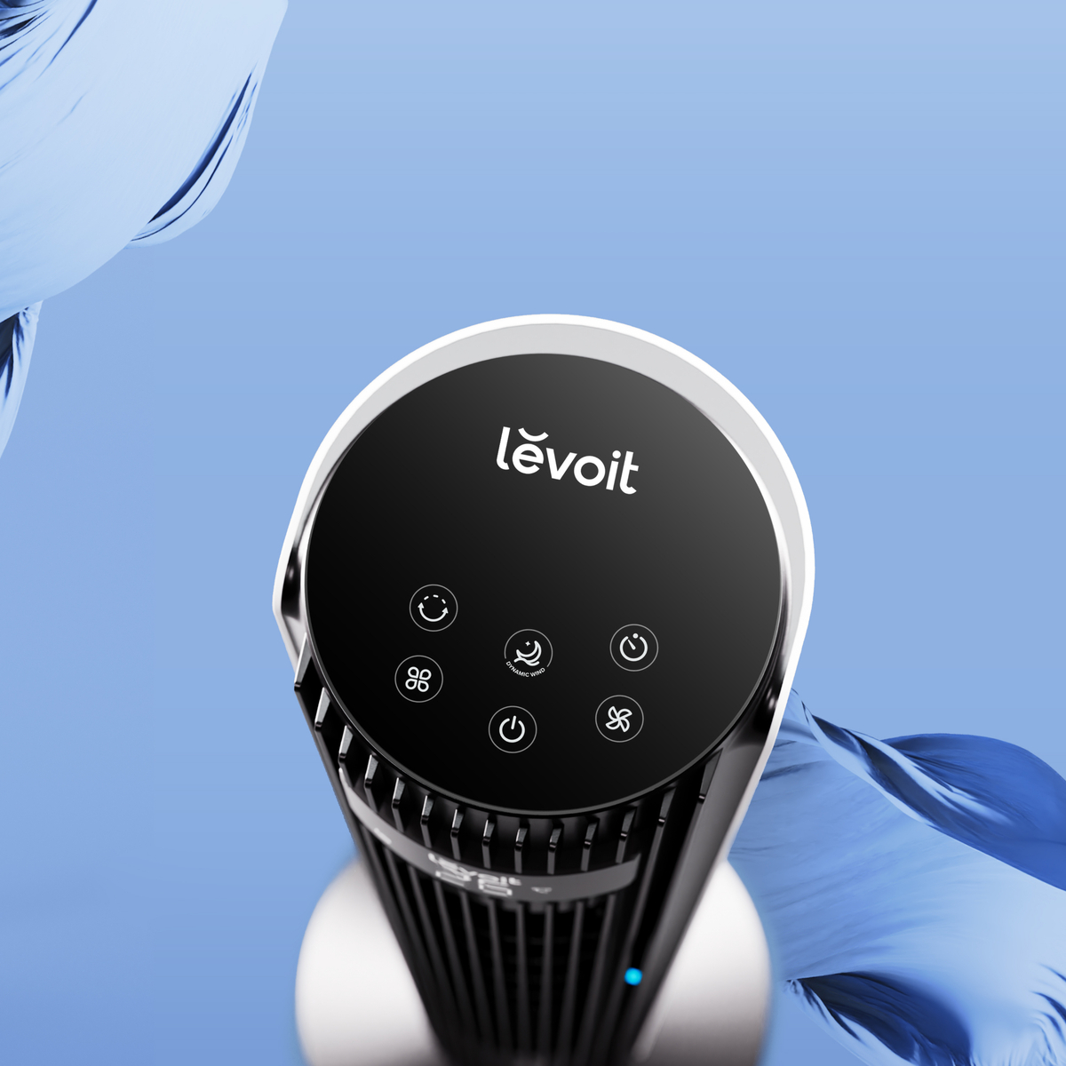 Levoit Tower Fan, 4 Speed Settings, White & Black, LTF-F362-WAE