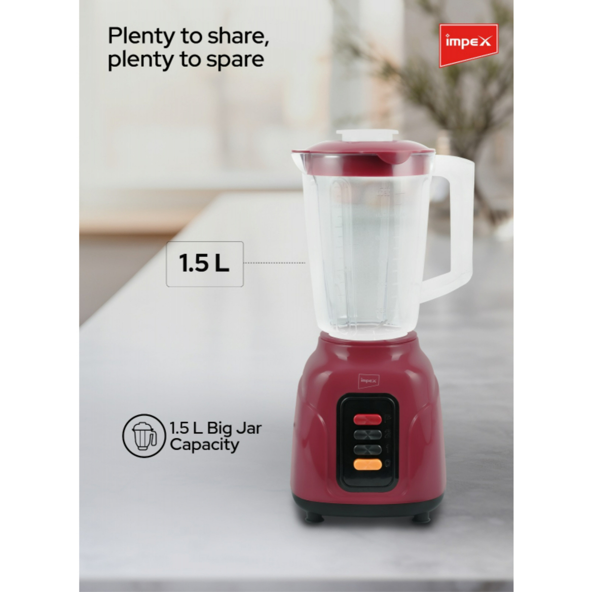 Impex Single Blender, 400W, BL 3500