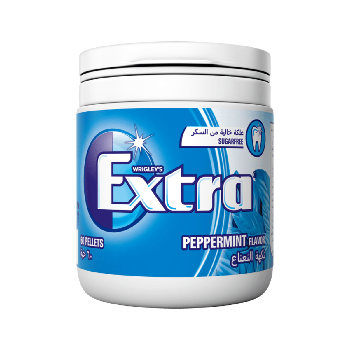 Wrigley's Extra Peppermint Gum Sugar Free 6 x 60 pcs