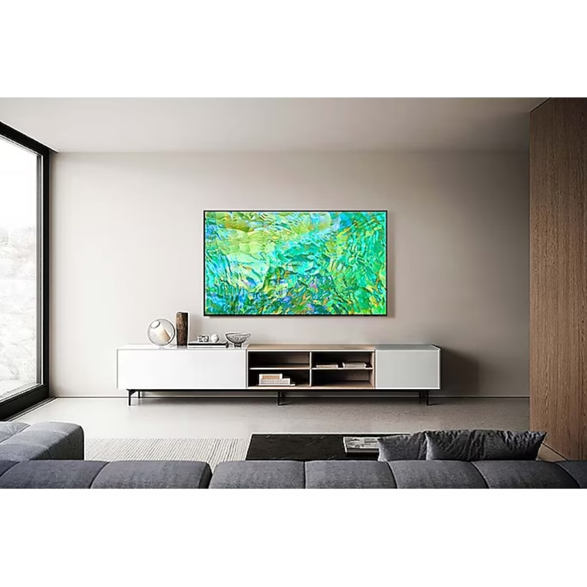 Samsung 55 inches CU8100 Crystal UHD 4K Smart TV, Black, UA55CU8100UXZN