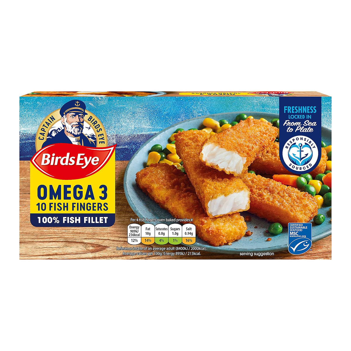 Birds Eye Fish Fingers Omega3 10pcs