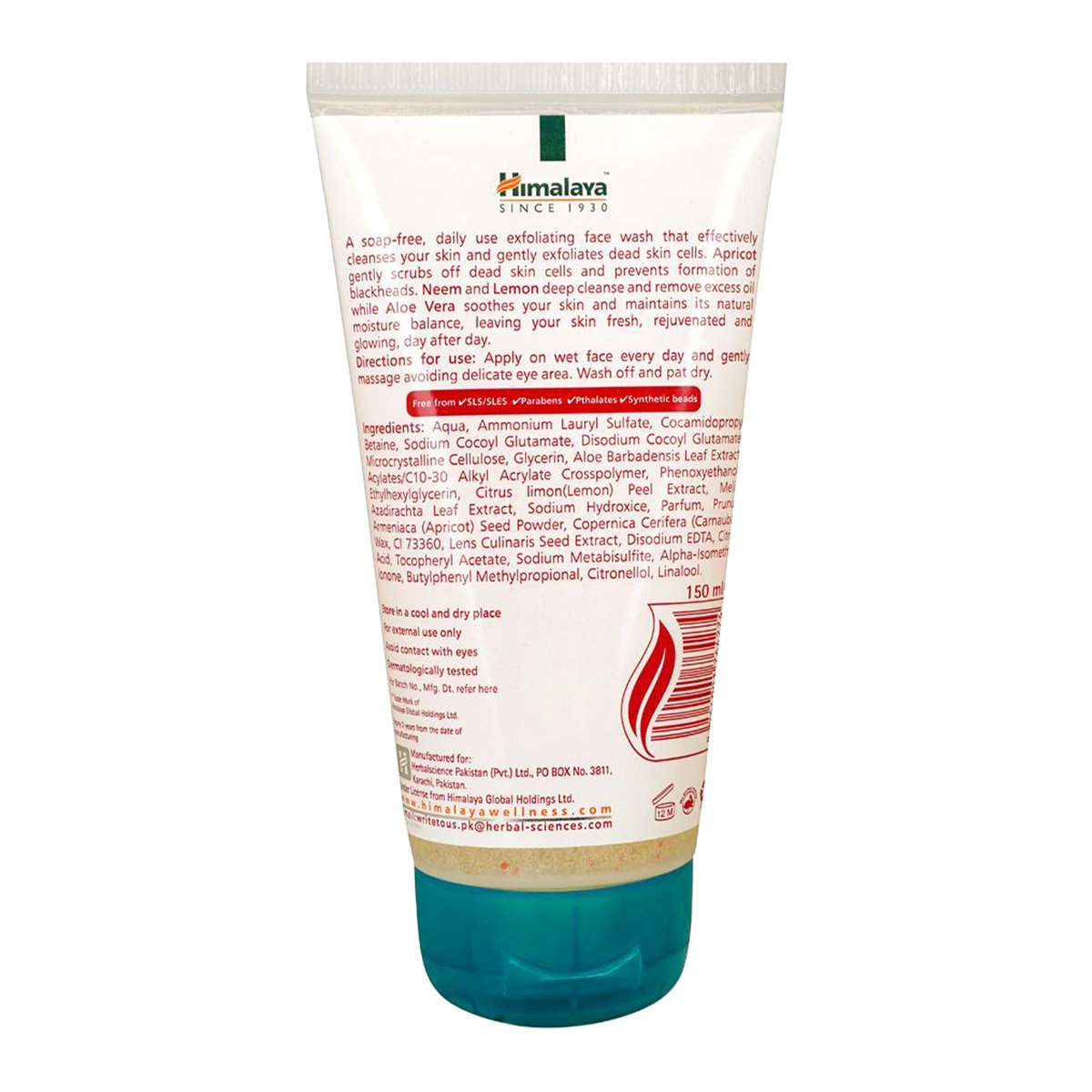 Himalaya Daily Face Wash Gentle Exfoliating 150 ml