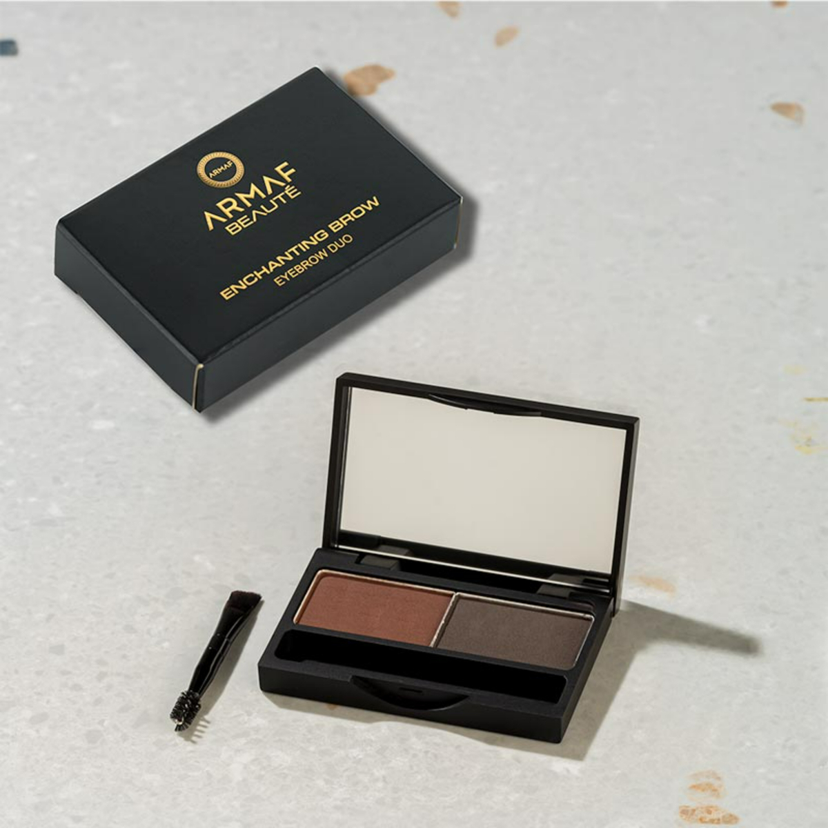 Armaf Beaute Enchanting Brow Eyebrow Duo, 01 Expresso