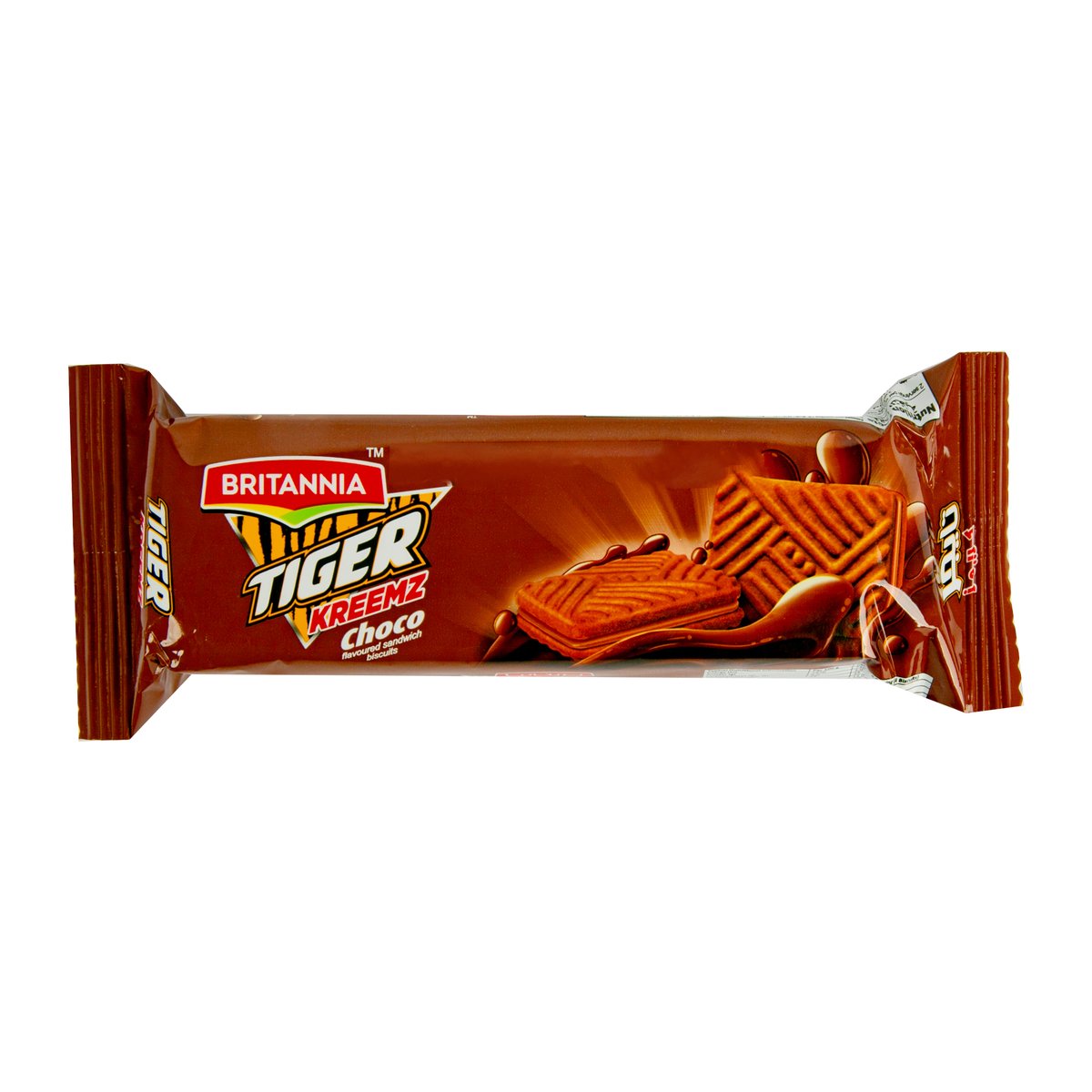 Britannia Tiger Kreemz Choco Flavoured Sandwich Biscuits 72 g