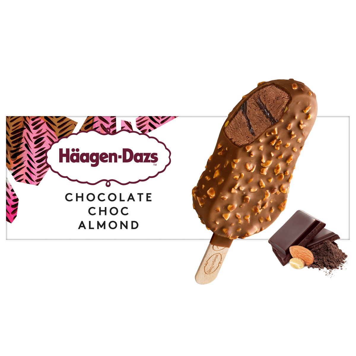 Haagen-Dazs Chocolate Choc Almond Ice Cream Stick 80 ml