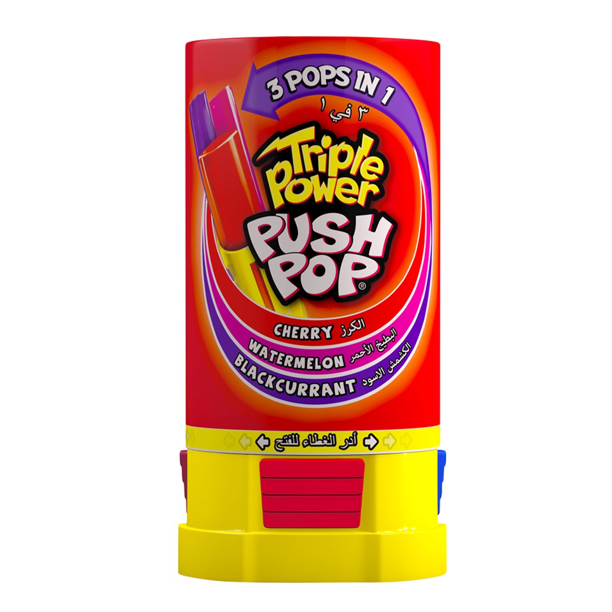 Bazooka Triple Power Push Pop 34 g