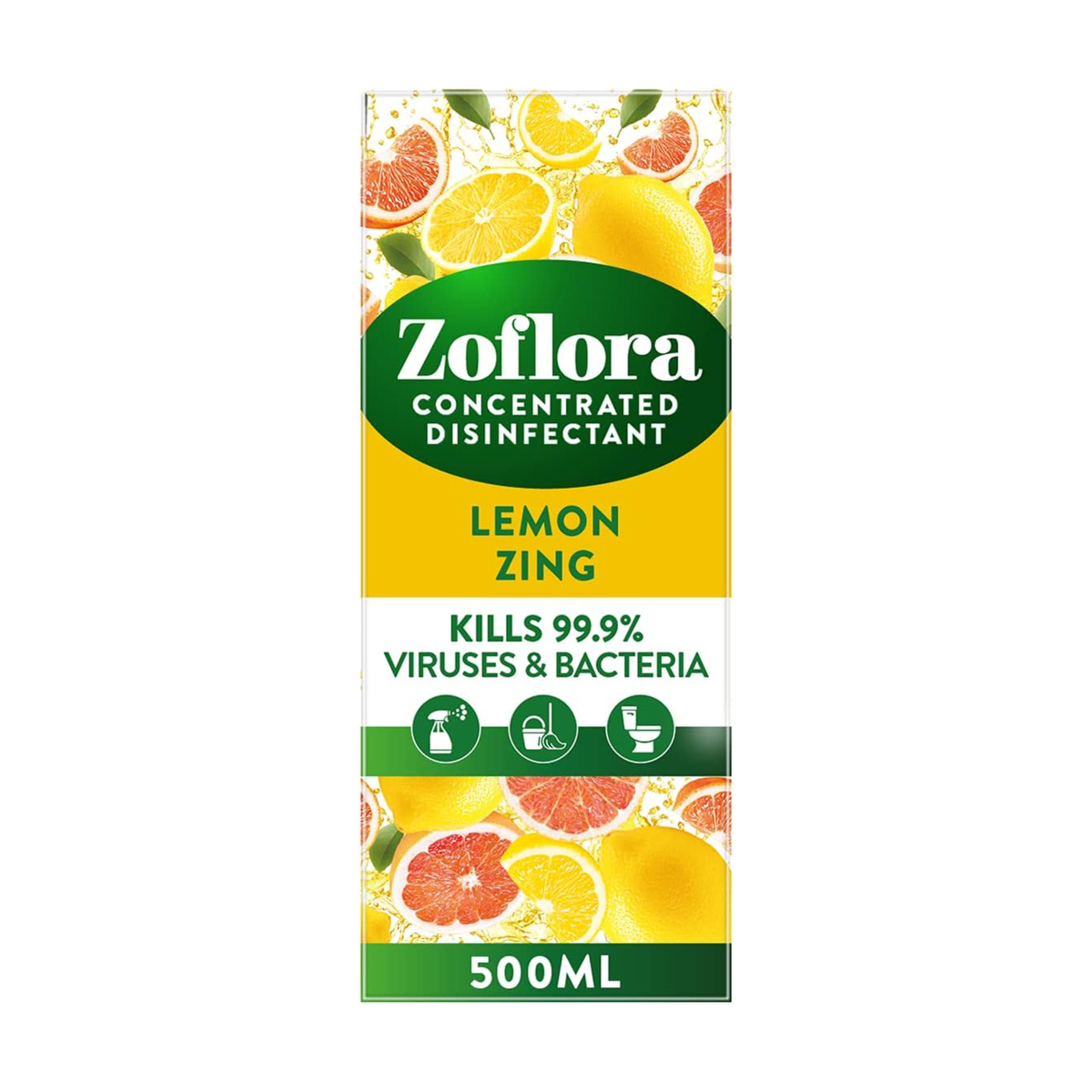 Zoflora Lemon Zing Concentrated Multipurpose Disinfectant 500 ml