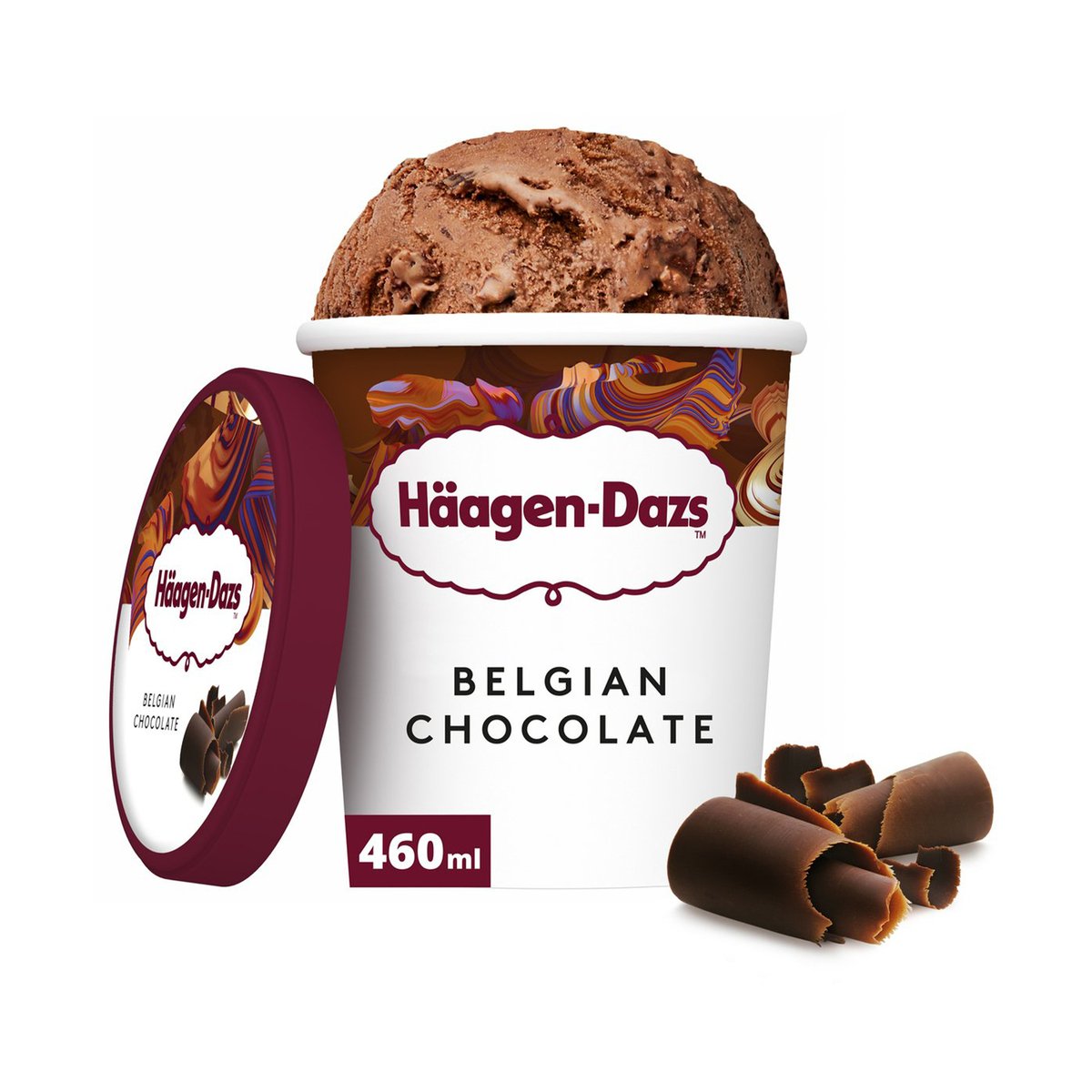 Haagen Dazs Belgian Chocolate Ice Cream Value Pack 2 x 460 ml