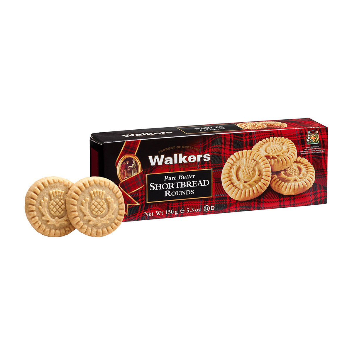 Walkers Pure Butter Shortbread Rounds 150 g