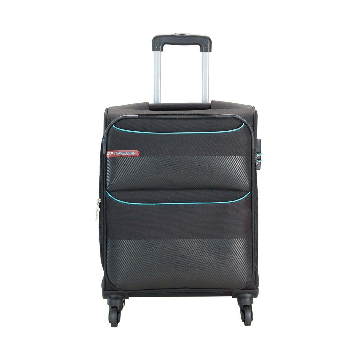 VIP Essencia 4 Wheel Spinner Soft Trolley, 69 cm, Black