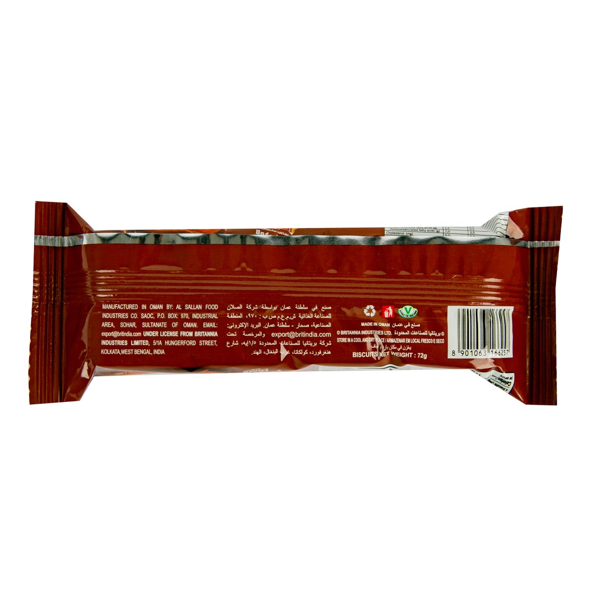 Britannia Tiger Kreemz Choco Flavoured Sandwich Biscuits 72 g