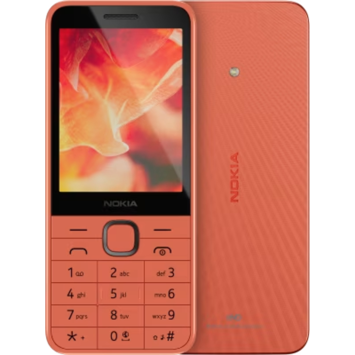 Nokia 215-TA-1613,4G Feature Phone,with Dual SIM,Peach