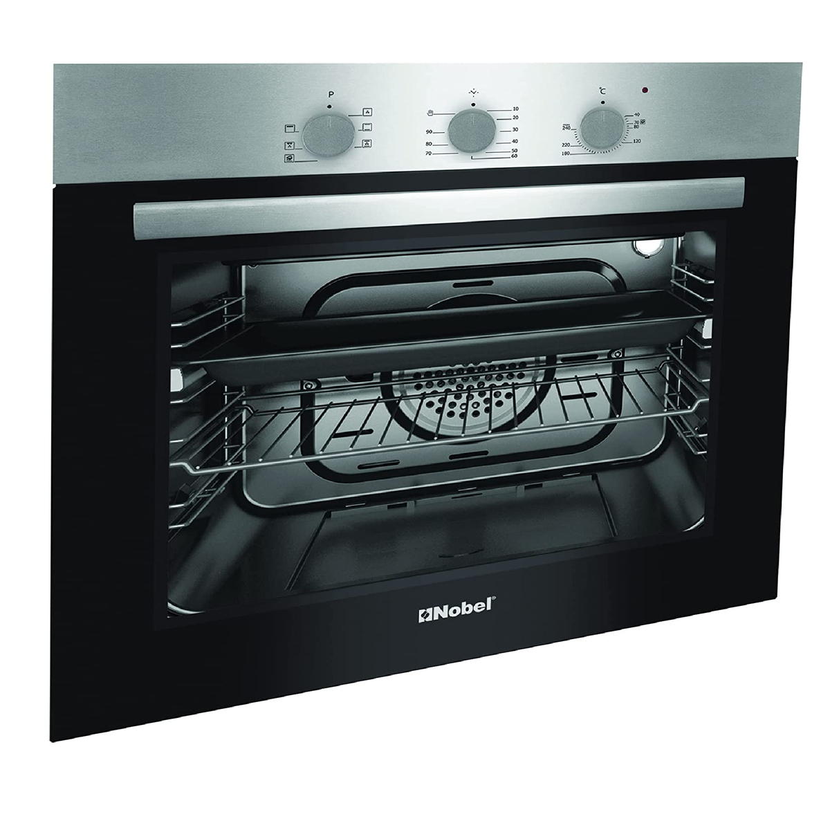 Nobel Built-in Electric Oven, Stainless Steel, 62 L, NBI61080