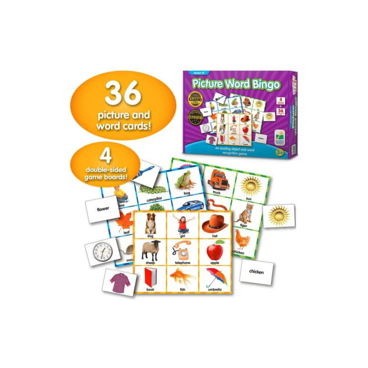 The Learning Journey Match It! Picture Word Bingo, Assorted, 1610443